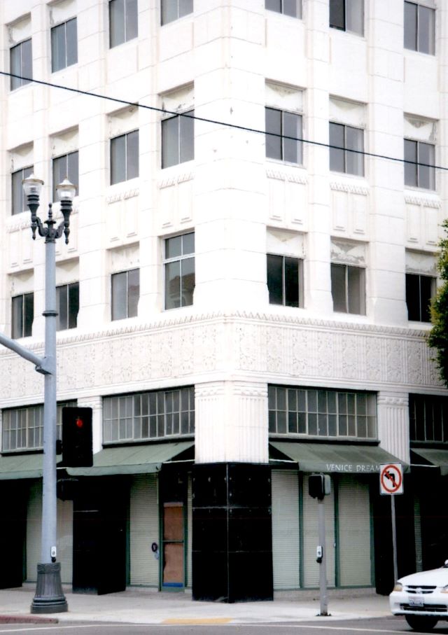 Before: storefronts prior to rehabilitation
